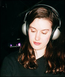 Christine
 Moritz at the Black Cat, November 15, 2002